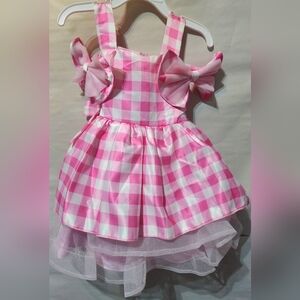 SHEIN Pink Plaid Dress NWOT